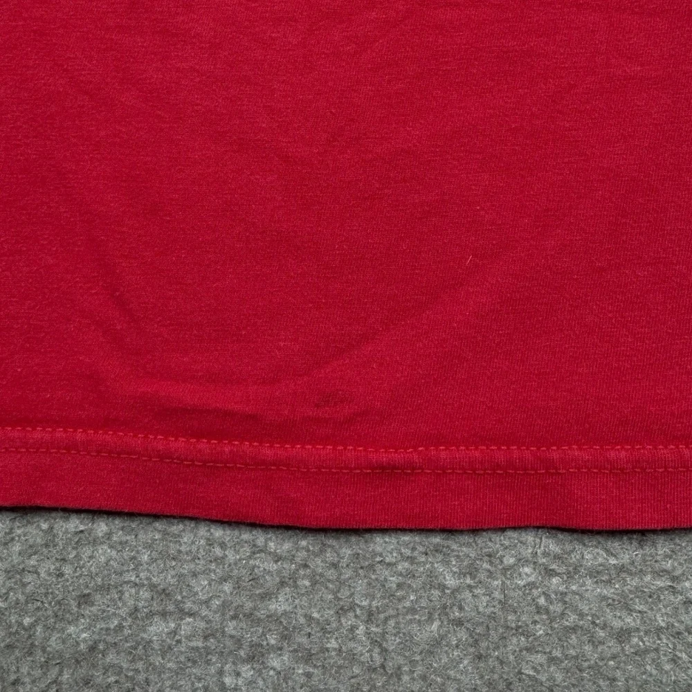 Columbia Mens Shirt Red Large Short Sleeve Outdoor Outdoor Adult Fishing Hiking - Picture 7 of 7